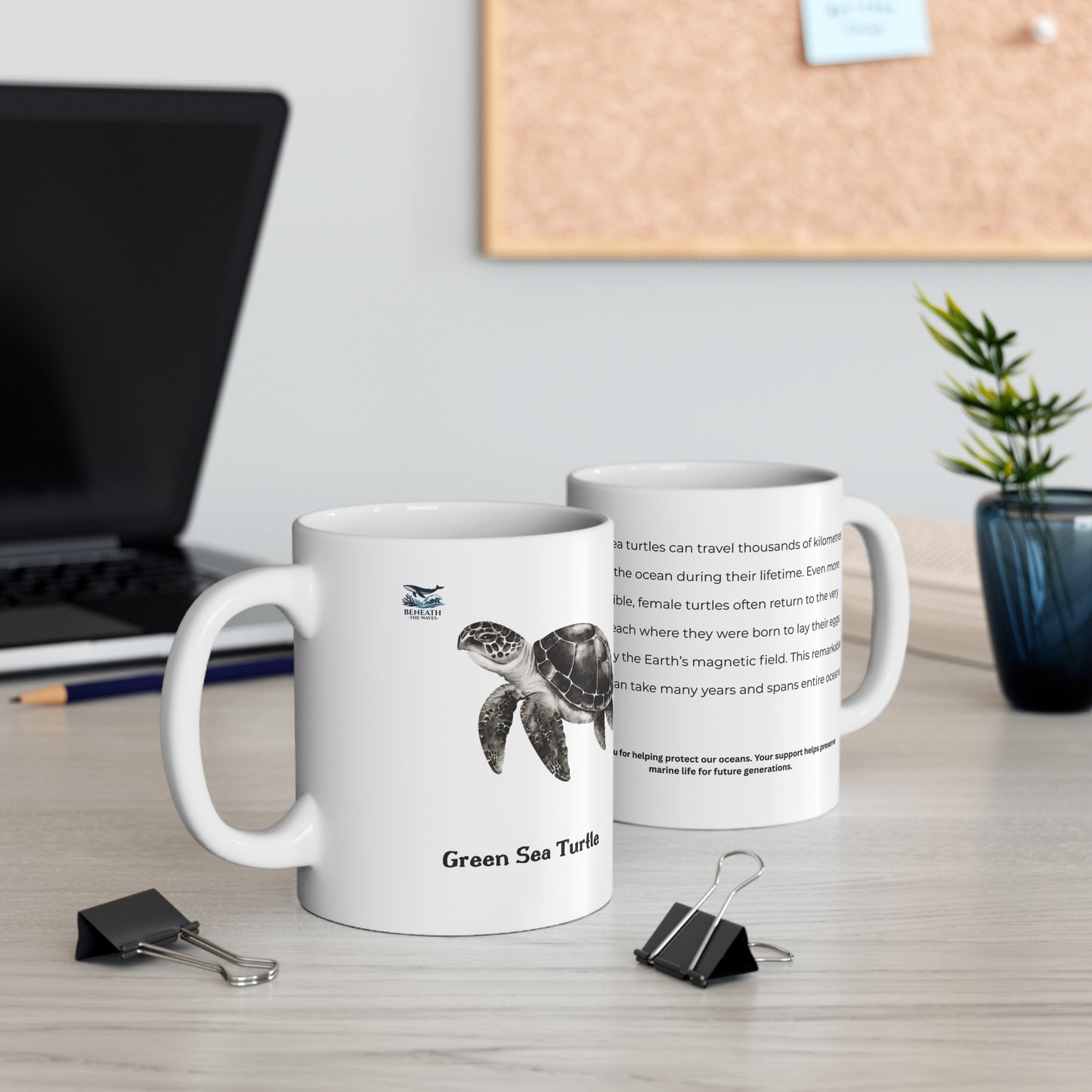 Green Sea Turtle Mug